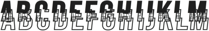 Disco Funk Regular otf (400) Font UPPERCASE