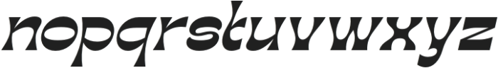 Discoper Italic otf (400) Font LOWERCASE