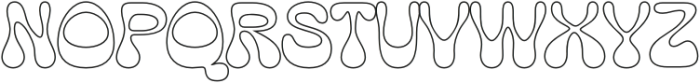 Discota Outline otf (400) Font UPPERCASE