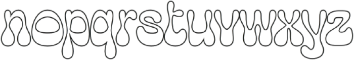 Discota Outline otf (400) Font LOWERCASE