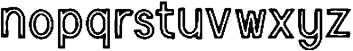 Disedo ttf (400) Font LOWERCASE