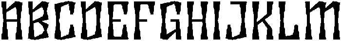 Disforma Bold otf (700) Font UPPERCASE