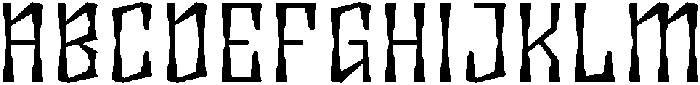 Disforma Regular otf (400) Font UPPERCASE