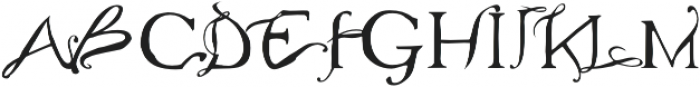 Disjecta Regular otf (400) Font UPPERCASE