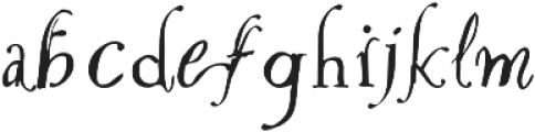 Disjecta Regular otf (400) Font LOWERCASE