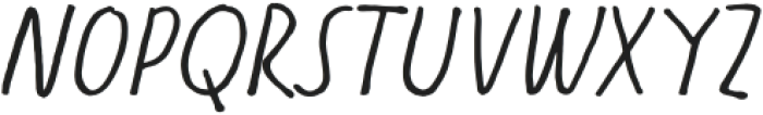 Diskotik Italic otf (400) Font LOWERCASE