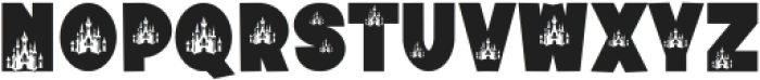 Disney Castle Regular otf (400) Font UPPERCASE