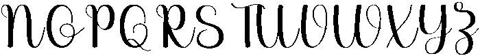 Disney Regular otf (400) Font UPPERCASE