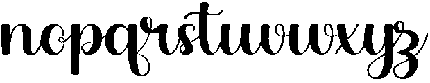 Disney Regular otf (400) Font LOWERCASE