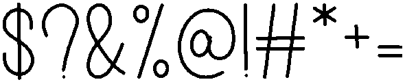 Disney Regular otf (400) Font OTHER CHARS