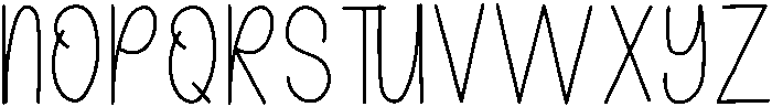 Disney Regular otf (400) Font UPPERCASE