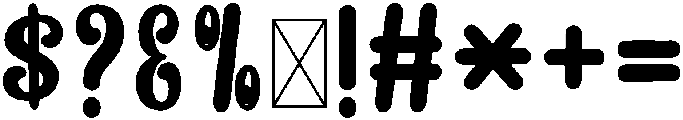 Disney Regular otf (400) Font OTHER CHARS