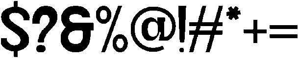 Disparities Expanded Light otf (300) Font OTHER CHARS