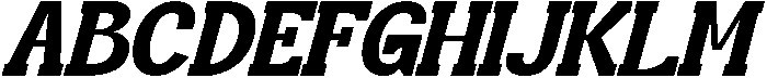 Disparities Expanded Regular Italic otf (400) Font UPPERCASE
