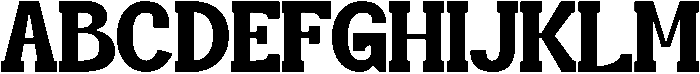 Disparities Expanded Regular otf (400) Font UPPERCASE