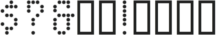 Display Dots Four Serif ttf (400) Font OTHER CHARS