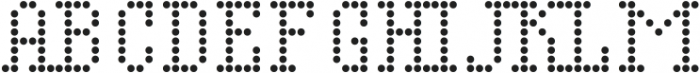 Display Dots Four Serif ttf (400) Font UPPERCASE