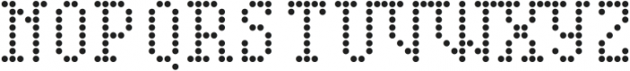 Display Dots Four Serif ttf (400) Font UPPERCASE