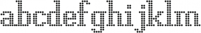 Display Dots One ttf (400) Font LOWERCASE