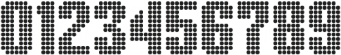 Display Dots Three Sans ttf (400) Font OTHER CHARS