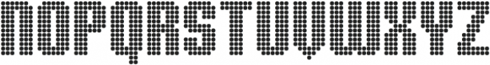 Display Dots Three Sans ttf (400) Font UPPERCASE