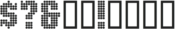 Display Dots Three Serif ttf (400) Font OTHER CHARS