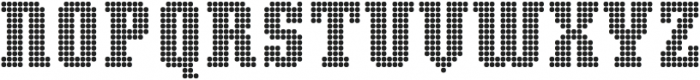 Display Dots Three Serif ttf (400) Font LOWERCASE