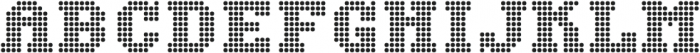 Display Dots Two Serif ttf (400) Font UPPERCASE