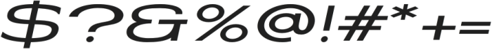 Distancia Regular Italic otf (500) Font OTHER CHARS