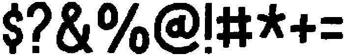 Distant Cloud Black otf (900) Font OTHER CHARS