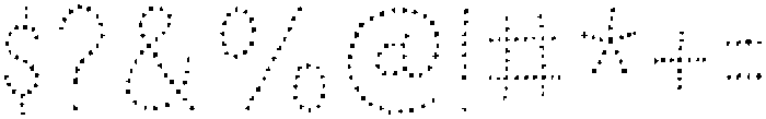Distant Cloud Dots otf (400) Font OTHER CHARS