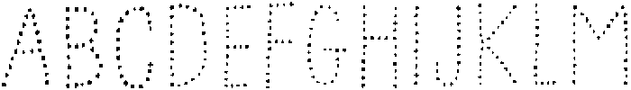 Distant Cloud Dots otf (400) Font UPPERCASE