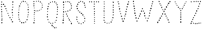 Distant Cloud Dots otf (400) Font UPPERCASE