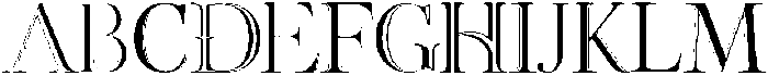 Distela Grace Regular otf (400) Font UPPERCASE