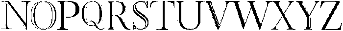 Distela Grace Regular otf (400) Font UPPERCASE