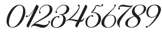 Distory Script Italic otf (400) Font OTHER CHARS