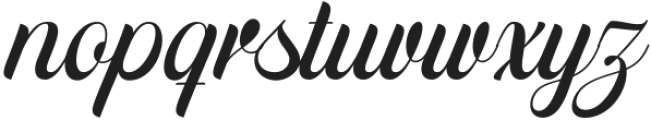 Distory Script otf (400) Font LOWERCASE