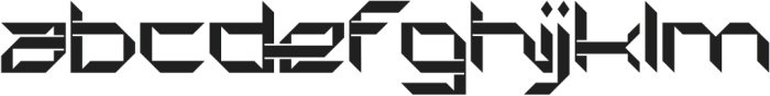 Distress Strength Bold otf (700) Font LOWERCASE