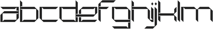 Distress Strength Regular otf (400) Font LOWERCASE