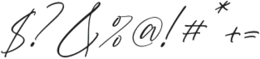 Disttoris Andarlin Italic otf (400) Font OTHER CHARS