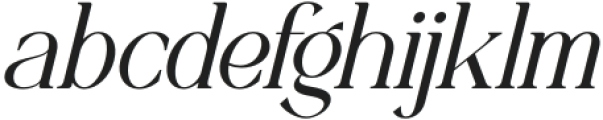 Dit Magi Italic otf (400) Font LOWERCASE