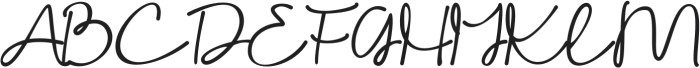 Ditaqish Signature otf (400) Font UPPERCASE