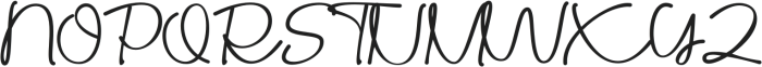 Ditaqish Signature otf (400) Font UPPERCASE