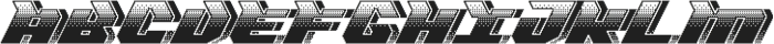 Dither Byte Regular otf (400) Font UPPERCASE