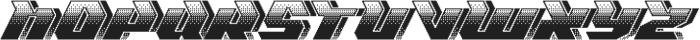 Dither Byte Regular otf (400) Font UPPERCASE