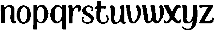 Ditu ttf (400) Font LOWERCASE
