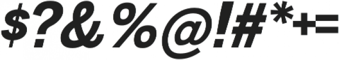 Divulge Bold Italic otf (700) Font OTHER CHARS