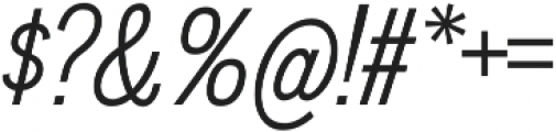 Divulge Condensed Light Italic otf (300) Font OTHER CHARS