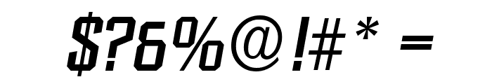 DiamanteSerial-Medium-Italic Font OTHER CHARS