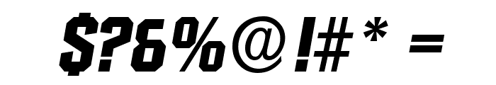 DiamanteSerial-Xbold-Italic Font OTHER CHARS